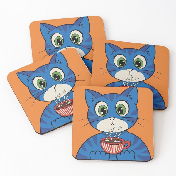 Item preview, Cat With Coffee designed and sold by Niagara-ReVolt.