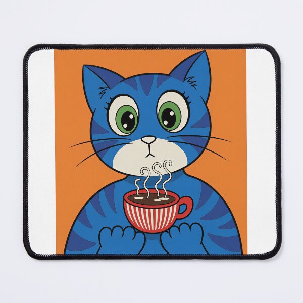 Item preview, Cat With Coffee designed and sold by Niagara-ReVolt.