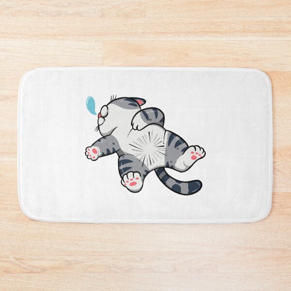 Item preview, Lazy Sleepy Cat Belly Rubs designed and sold by Pani Kara.