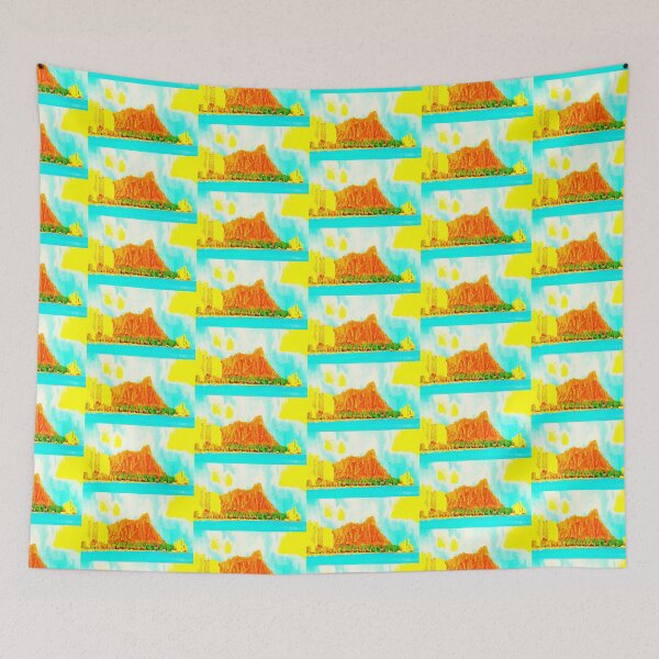 Item preview, Waikiki - Diamond Head designed and sold by R-F-B.