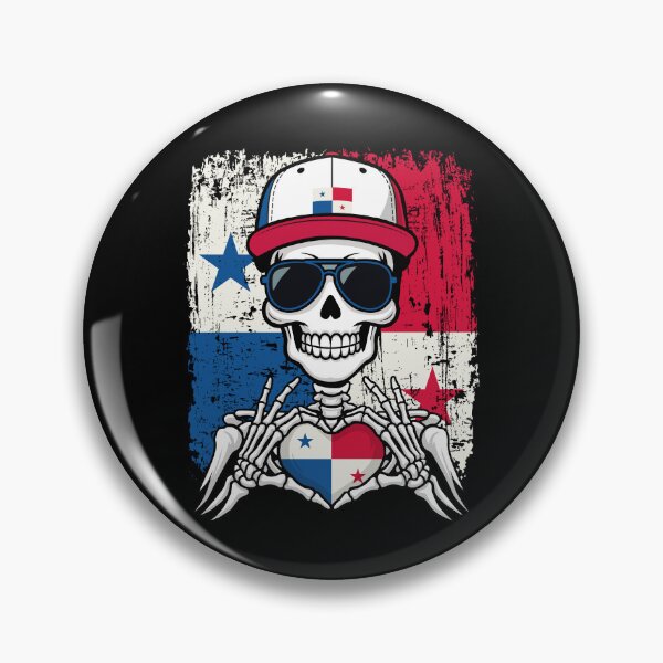 Item preview, Panama Pride Skeleton Art Tee designed and sold by Colorful Designs.