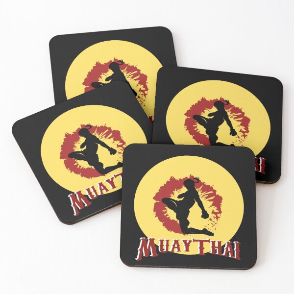 Item preview, Muay Thai Fighter Knee Strike Silhouette designed and sold by Szpaku desart .