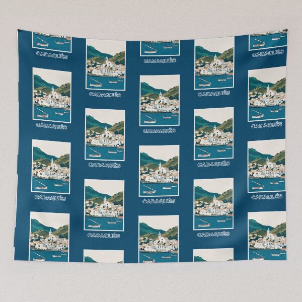 Item preview, Cadaqués Costa Brava Catalunya poster designed and sold by TerradVents.
