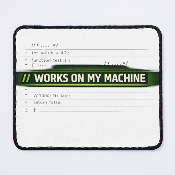 Item preview, Funny Developer Shirt – Works On My Machine Coding Humor T-Shirt designed and sold by Mladen Rudonja Studio.