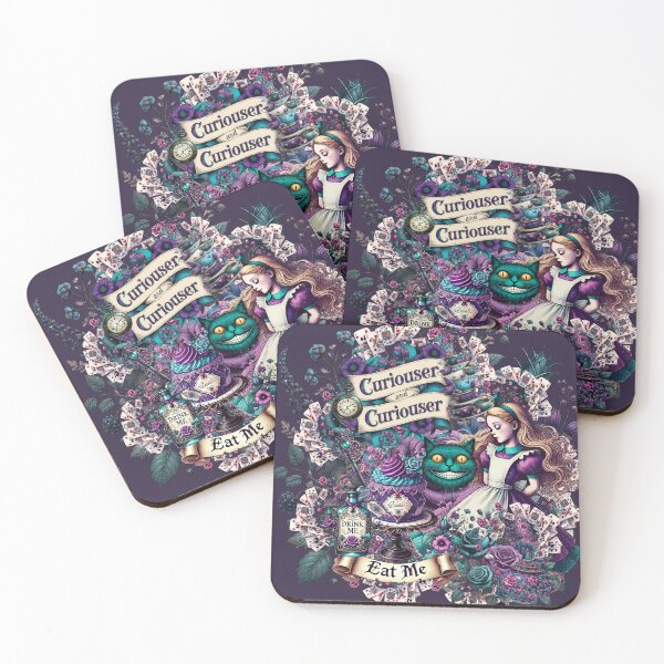 Item preview, Dark Floral Alice Wonderland  designed and sold by MoonPixelz91.