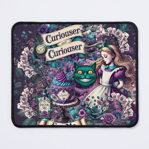 Item preview, Dark Floral Alice Wonderland designed and sold by MoonPixelz91.