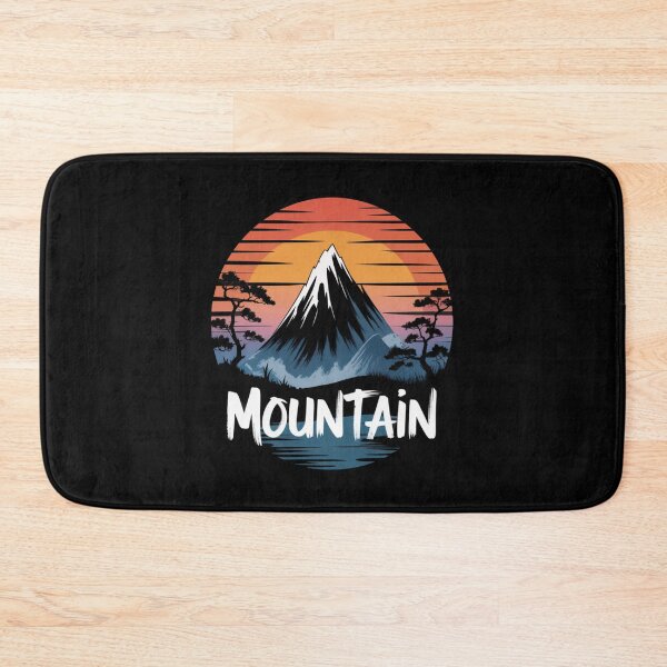 Item preview, Japanese Mountain Retro Sunset Fuji Landscape Nature T-Shirt designed and sold by DarylWelsh2024.