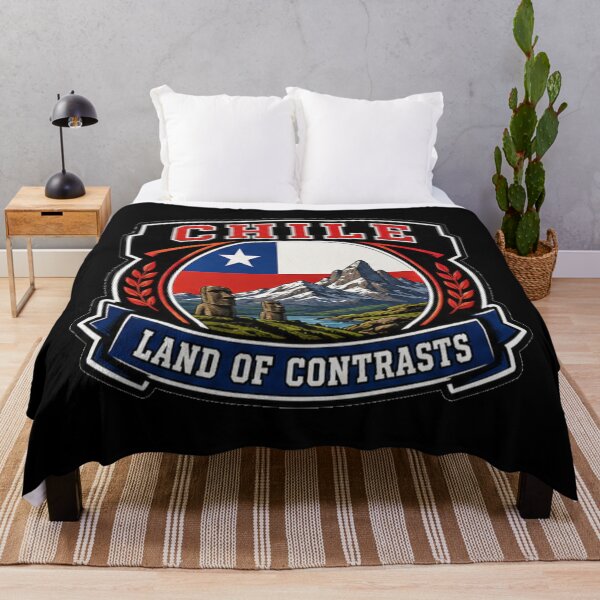 Item preview, Chile – Land of Mountains and Ocean designed and sold by GnuArt.