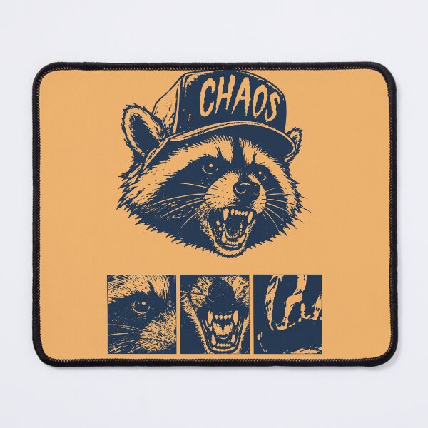 Item preview, Chaos Raccoon Streetwear Punk Urban Trash Panda designed and sold by CamaleonDesigns.