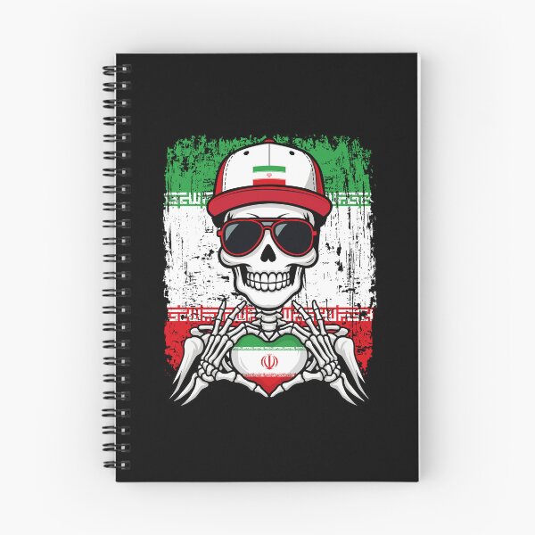 Item preview, Iran Pride Skeleton Art Tee designed and sold by Colorful Designs.