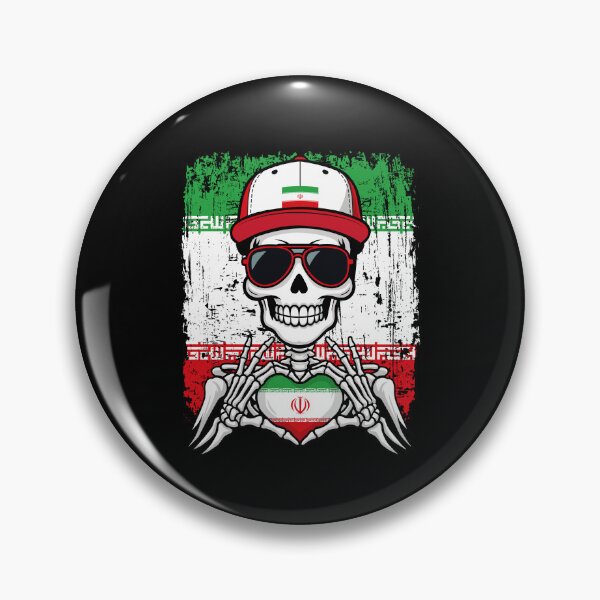 Item preview, Iran Pride Skeleton Art Tee designed and sold by Colorful Designs.