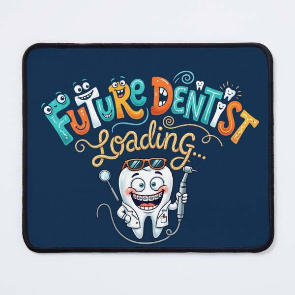 Item preview, Future Dentist Loading Cute Tooth Sticker designed and sold by DrRanda.