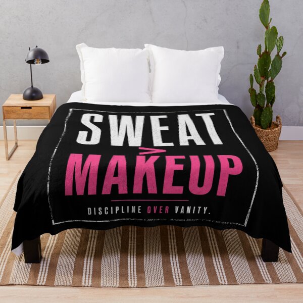 Item preview, Minimal Sweat Over Makeup Typography designed and sold by StoryInCode.