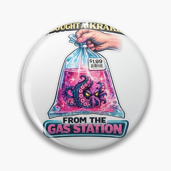 Item preview, Kraken From The Gas Station Meme designed and sold by chattsuede.