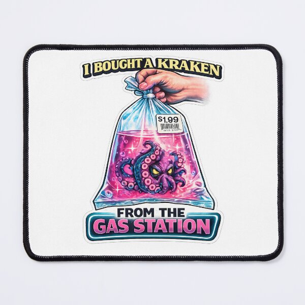 Item preview, Kraken From The Gas Station Meme designed and sold by chattsuede.