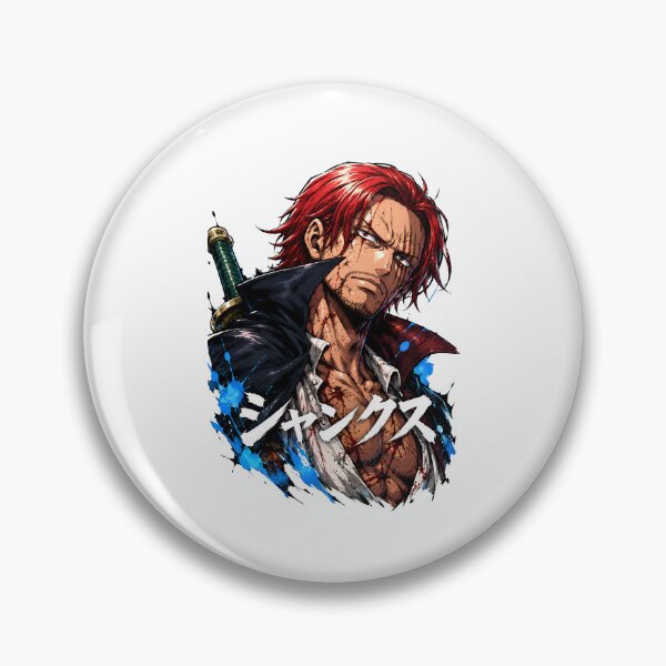 Item preview, Anime Red Hair Warrior – Sword Fighter Graphic Design designed and sold by lamiarte.