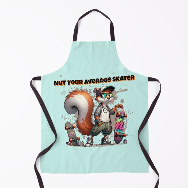 Item preview, Nut Your Average Skater – Cool Squirrel Skateboard Streetwear Design designed and sold by Sachie's Studio.