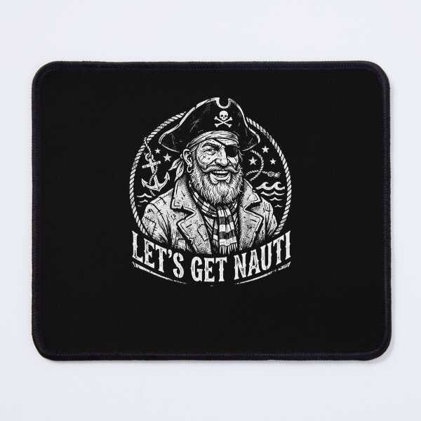 Item preview, LET'S GET NAUTI! Pirate Captain Skull Anchor designed and sold by snowry.
