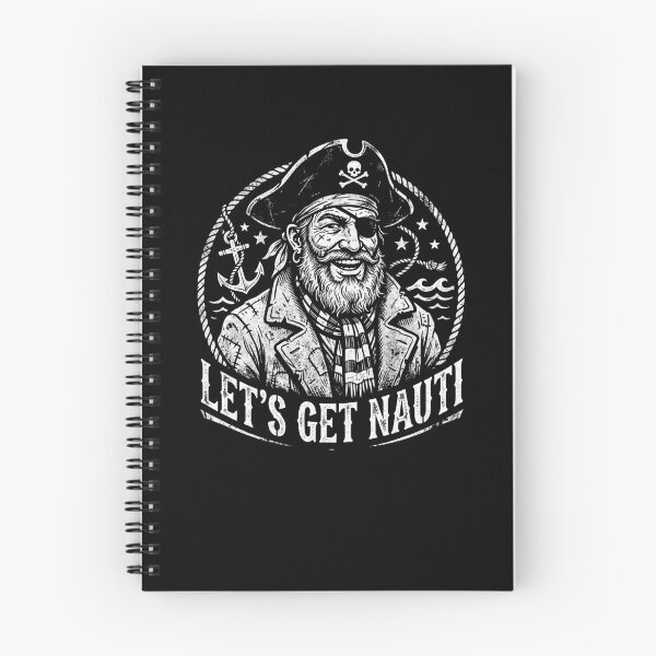 Item preview, LET'S GET NAUTI! Pirate Captain Skull Anchor designed and sold by snowry.