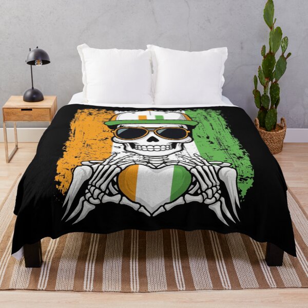 Item preview, Ivory Coast Pride Skeleton Art Tee designed and sold by Colorful Designs.