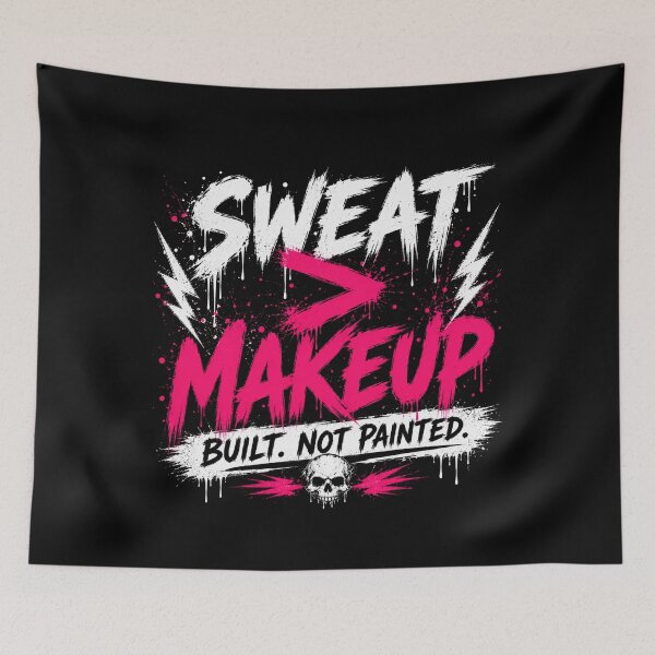 Item preview, Built Not Painted Hardcore Gym Tee designed and sold by StoryInCode.