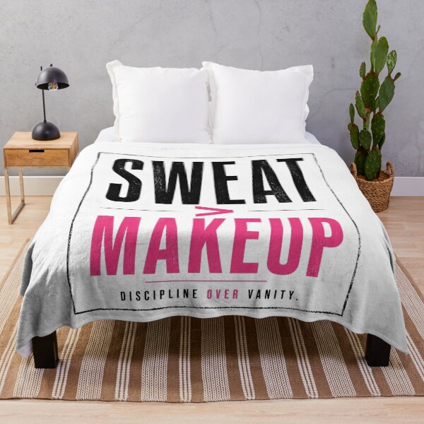 Item preview, Minimal Sweat Over Makeup Typography designed and sold by StoryInCode.