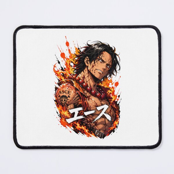 Item preview, Anime Flame Warrior Graphic – Fiery Battle Fighter Art designed and sold by lamiarte.