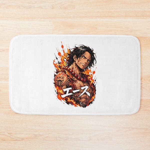 Item preview, Anime Flame Warrior Graphic – Fiery Battle Fighter Art designed and sold by lamiarte.