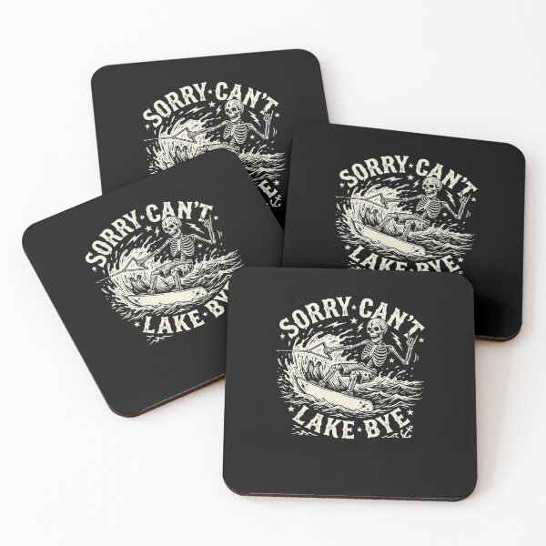 Item preview, Sorry Can't Lake Bye Skeleton Water Skiing designed and sold by snowry.