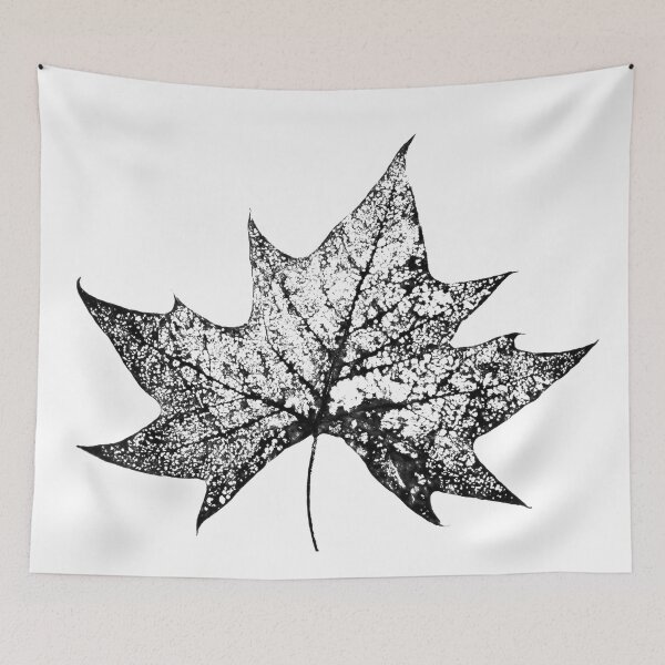 Item preview, Leaf in Black and White designed and sold by StampCity.