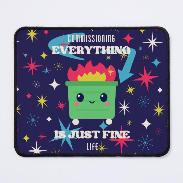Item preview, Commissioning Life Dumpster Fire designed and sold by Volt Junkies.