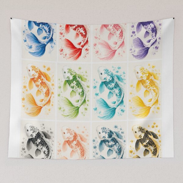 Item preview, Colorful Koi Carp Collection designed and sold by Steffani Lehmann.