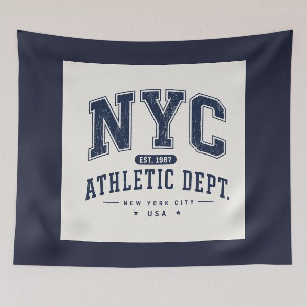 Item preview, NYC Athletic Dept Vintage College Style | New York City Varsity Streetwear designed and sold by Kate1art.