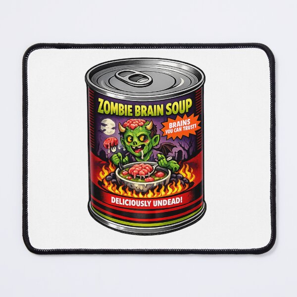 Item preview, Canned Zombie brain soup. Eat them before they eat you !! designed and sold by Gunnar Hermansen.