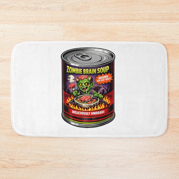 Item preview, Canned Zombie brain soup. Eat them before they eat you !!  designed and sold by Gunnar Hermansen.