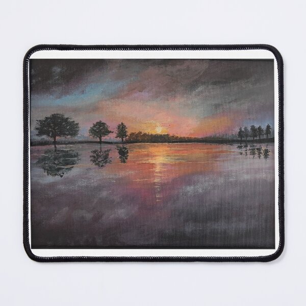 Item preview, Autumn sunset in the New Forest designed and sold by Janeconwayart.