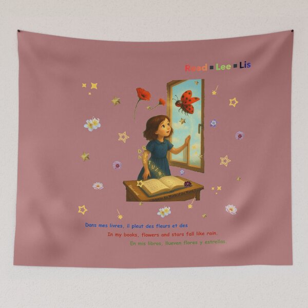 Item preview, Flowers and stars fall like rain. designed and sold by Words of the World Edition.