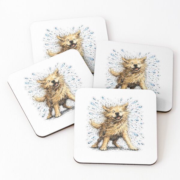 Item preview, Funny Wet Dog Shake for Dog Lovers designed and sold by chattsuede.