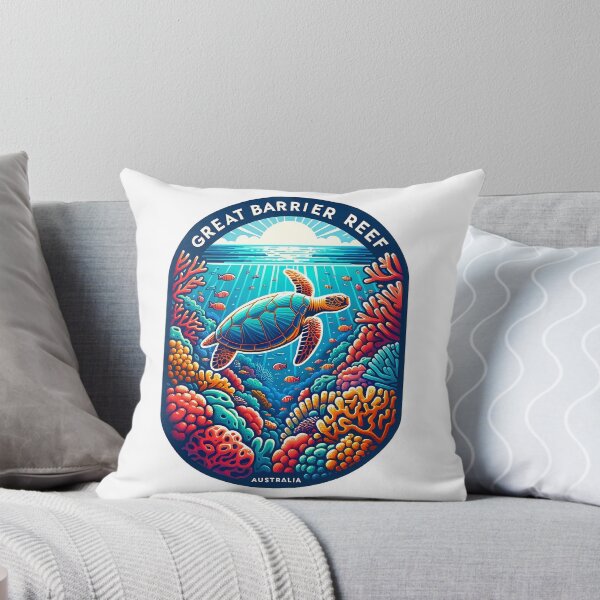 Item preview, Great Barrier Reef Queensland Australia - badge style designed and sold by LoveLabDesign.