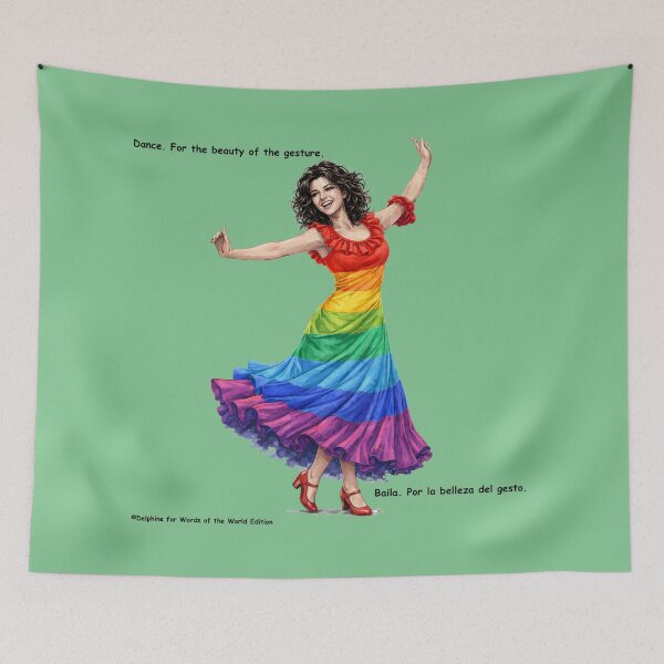 Item preview, Happy dance (+Spanish) designed and sold by Words of the World Edition.