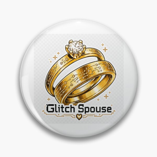 Item preview, Glitch Spouse – Cyberpunk AI Wedding Ring  designed and sold by GlitchWifie.