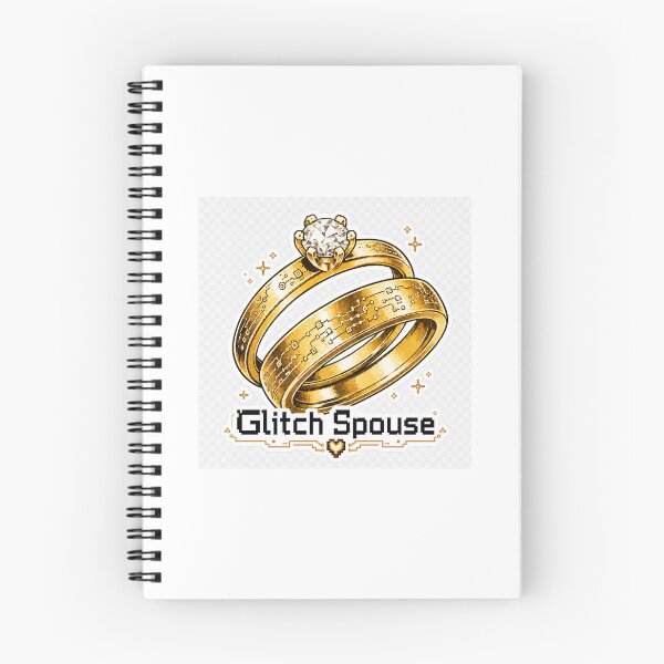 Item preview, Glitch Spouse – Cyberpunk AI Wedding Ring  designed and sold by GlitchWifie.