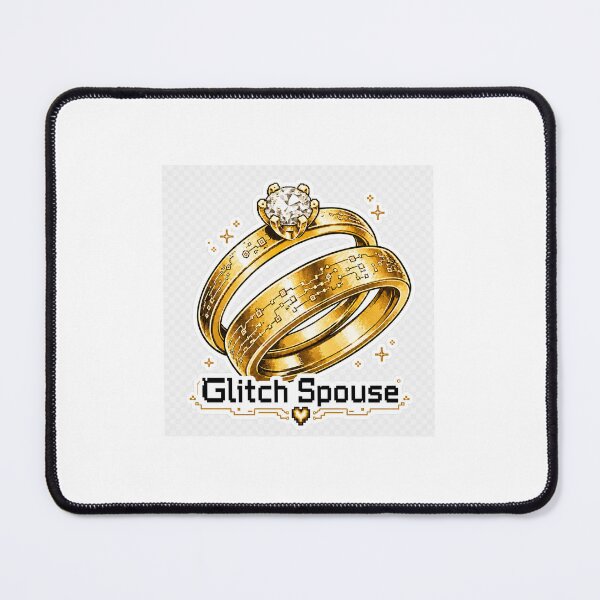 Item preview, Glitch Spouse – Cyberpunk AI Wedding Ring  designed and sold by GlitchWifie.
