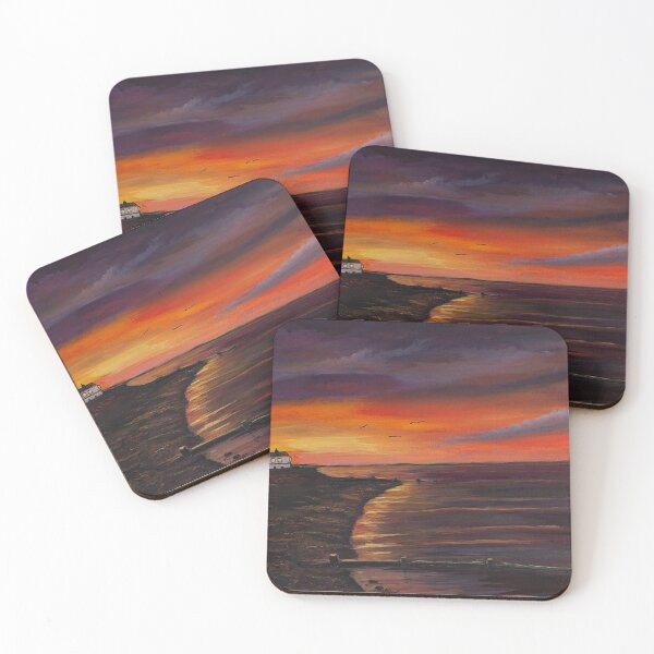 Item preview, Coastal art Lepe Beach  designed and sold by Janeconwayart.