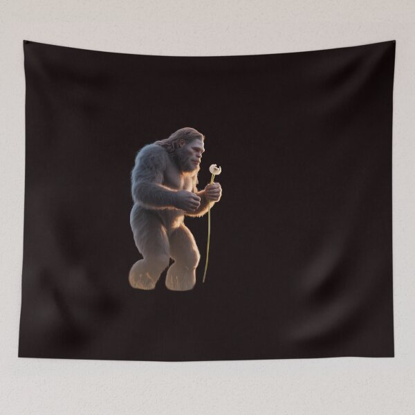 Item preview, Bigfoot Blowing Dandelion – Cute Sasquatch Nature Lover Gift designed and sold by Redgiant87x.