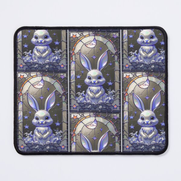 Item preview, Stained Glass Moon Hare Serenity designed and sold by BriSher.