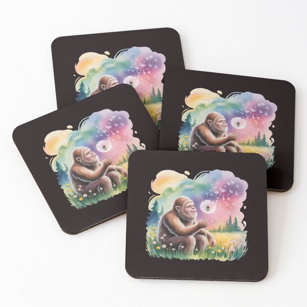 Item preview, Bigfoot Blowing Dandelion – Funny Sasquatch Blowing Wishes Design designed and sold by Redgiant87x.
