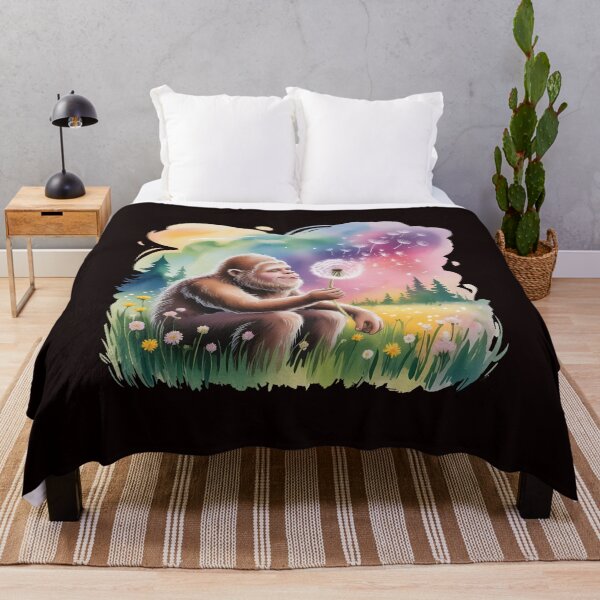 Item preview, Bigfoot Blowing Dandelion – Funny Sasquatch Blowing Wishes Design designed and sold by Redgiant87x.