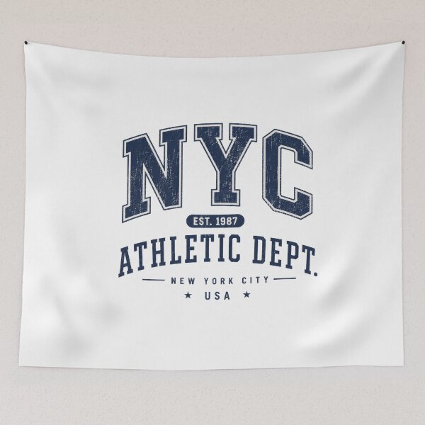 Item preview, NYC Athletic Dept Vintage College Style | New York City Varsity Streetwear designed and sold by Kate1art.