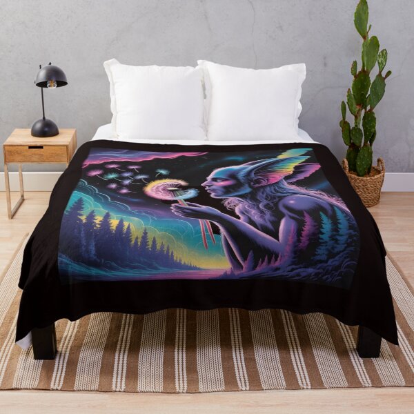 Item preview, Bigfoot Blowing Dandelion – Cryptid Lover Woodland Graphic designed and sold by Redgiant87x.